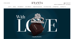 Desktop Screenshot of anantajewelry.com